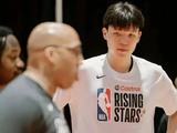 杨瀚森大爆发!NBA全明星新秀赛10+2全队第2，假动作晃过克林根_比赛_里弗斯_CBA
