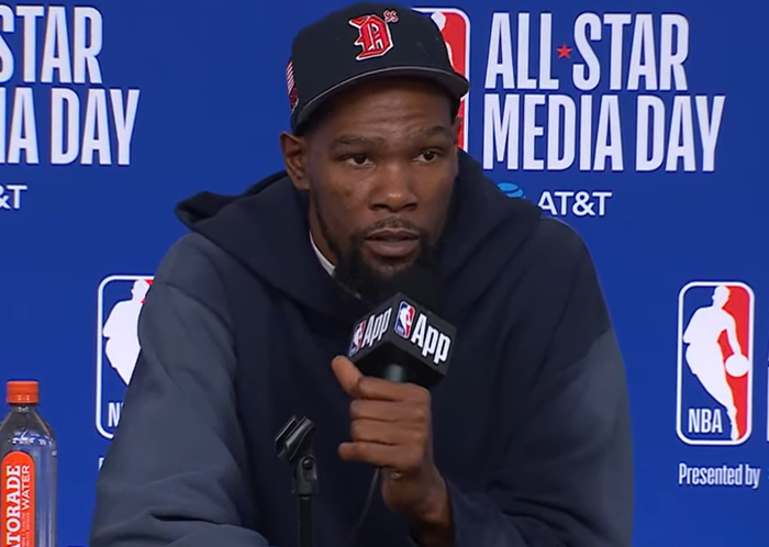 杜兰特畅谈全明星赛强度与西部竞争，期待塔图姆满血回归