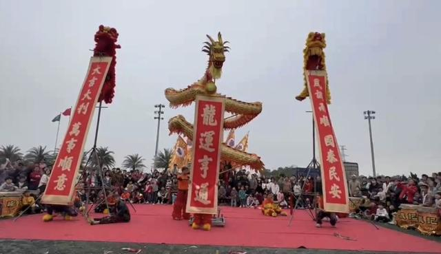 李义记狮团受邀表演。受访者供图 