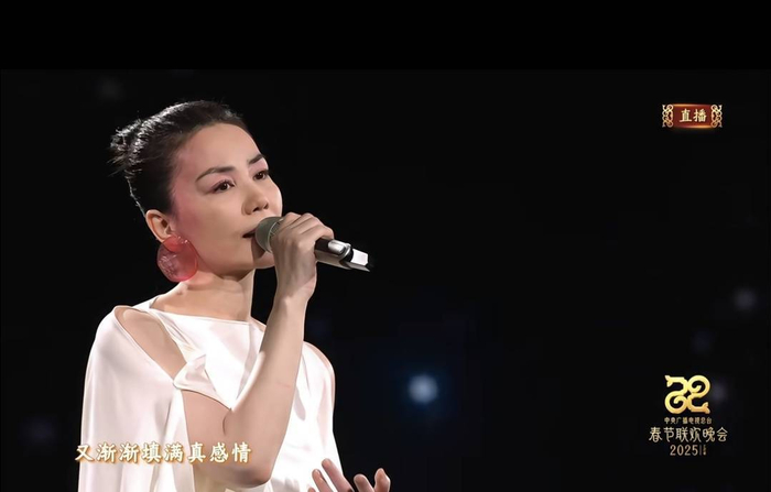 王菲（2025年总台春晚画面截图）