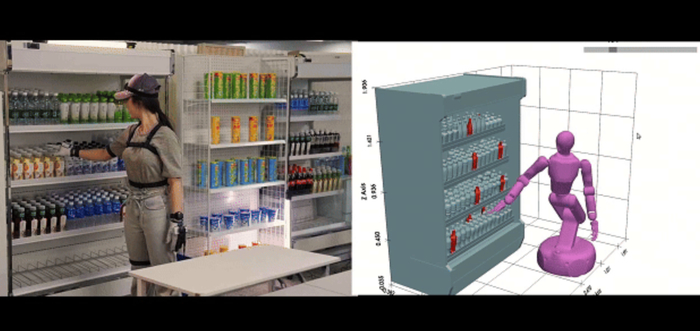 AstraBrain仅需少量人类示范，机器人便能理解任务的核心意图。图/银河通用公众号截图