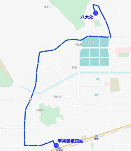通游专线11路由示意图