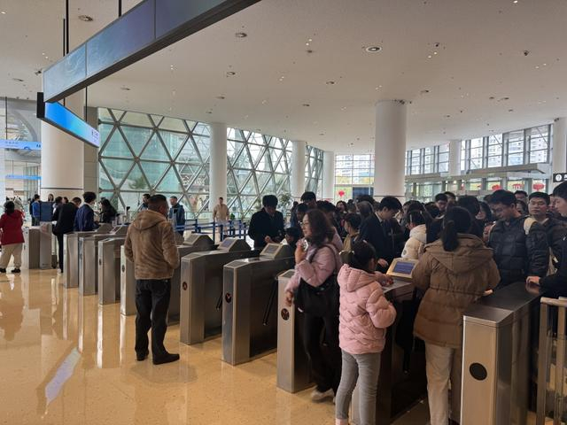 9时许，市民游客入场。澎湃新闻记者 徐亦嘉 图