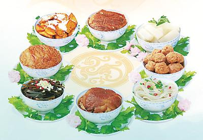 河北正定美食八大碗。受访者供图