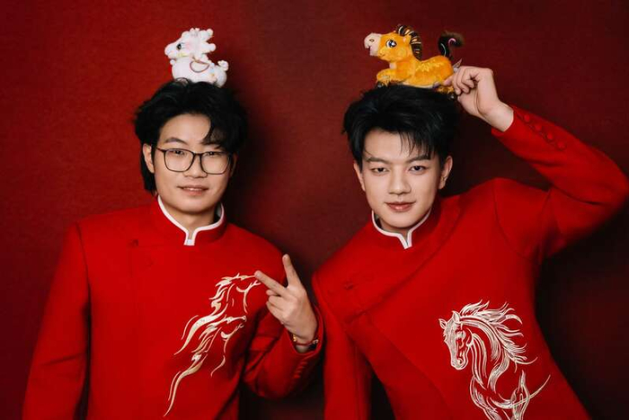 谭湘文（左）、徐浩伦（右）。受访者供图