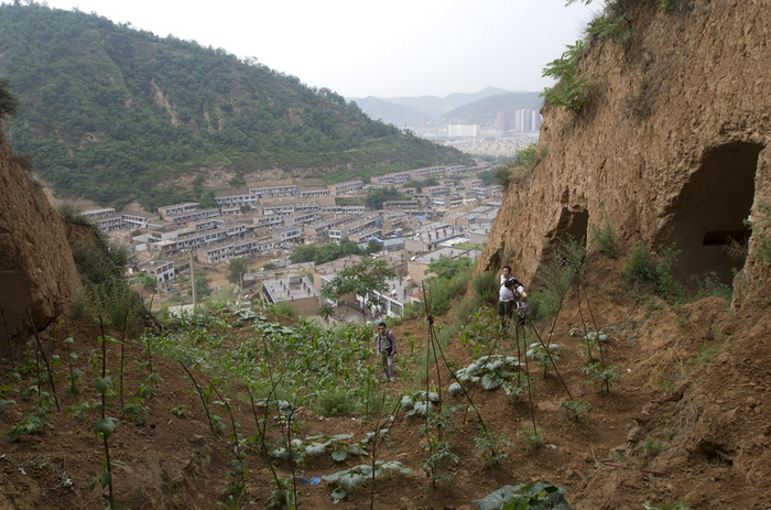 朝鲜义勇军曾居住过的延安窑洞。 韩联社/金周溶供图