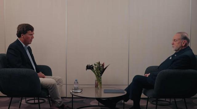 卡尔森和赫卡比就以色列问题展开辩论 视频截图 