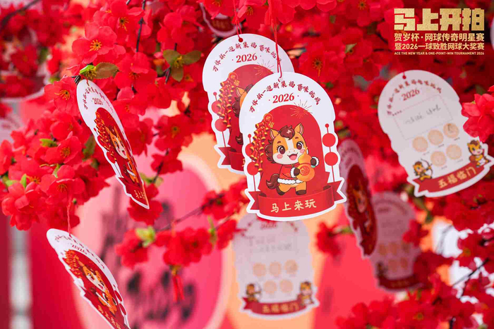 网球嘉年华热闹非凡。主办方图