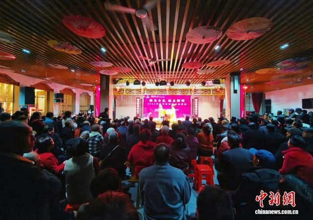 古田县新春戏曲展演现场。叶金秋 摄