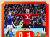 替补神兵！谢什科近4轮3球救主，曼联客场1-0埃弗顿重返前四