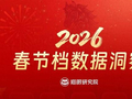 猫眼研究院发布2026春节档数据洞察：影片平均时长缩短，总放映场次大幅提升