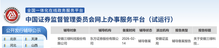 图源：中国证券监督管理委员会网上办事服务平台官网