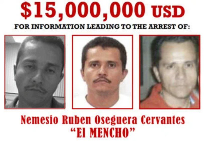 　　绰号“埃尔·门乔”（El Mencho）的大毒枭被墨西哥军方击毙，曾被美国悬赏1500万美金。 图片来源：CBS