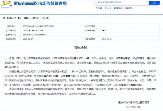 重庆市南岸区市场监督管理局网站截图