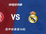 【西甲】赫罗纳vs皇马伤病名单最新(2025年12月01日)