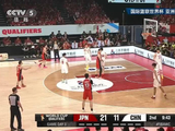 第二节开始，中国队第四次外线尝试依然没有得分 体育大拜年 春节二创视频大赛