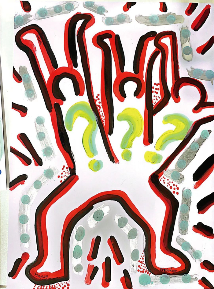 曾慕梅送给爸爸的生日礼物。（图/由被访者提供） 