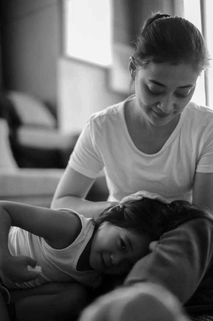 因为梅婷的工作关系，母女俩聚少离多。（图/由被访者提供）