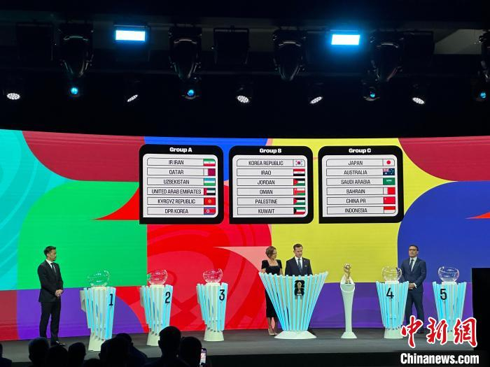 当地时间6月27日，2026世界杯亚洲区预选赛第三阶段抽签在马来西亚吉隆坡举行。记者 陈悦 摄