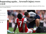 阿森纳本赛季目前的伤病情况有多严重？有哪些关键球员受到影响？