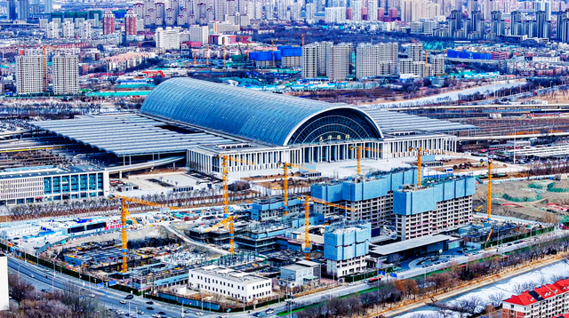 天津西站前，京津冀同城商务区建设如火如荼（央广网发 天津红桥区供图）