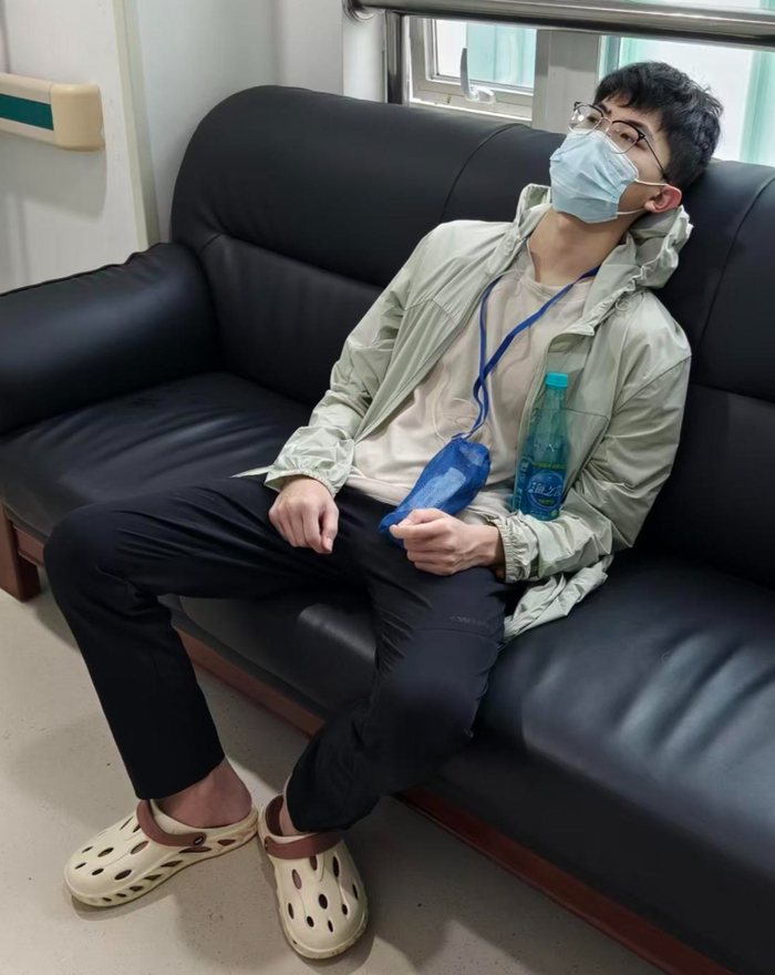 ▲生病后的张睿