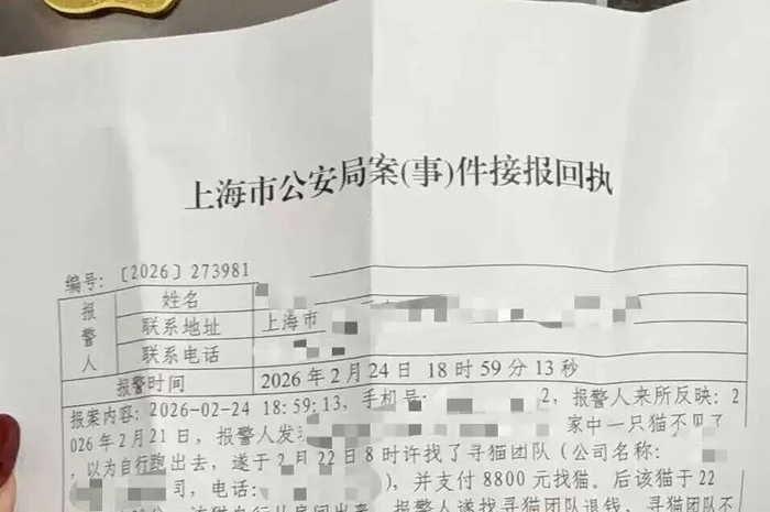 ▲ 案（事）件接报回执