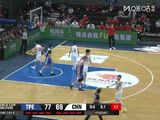中国男篮三节71-77落后台北男篮，末节决战
