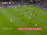 富勒姆vs热刺，伊沃比世界波破门，热刺十轮不胜冲击英冠