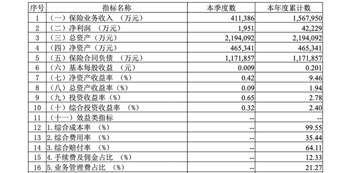 图源：华安保险偿付能力报告
