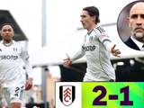 热刺联赛四连败！富勒姆2比1热刺