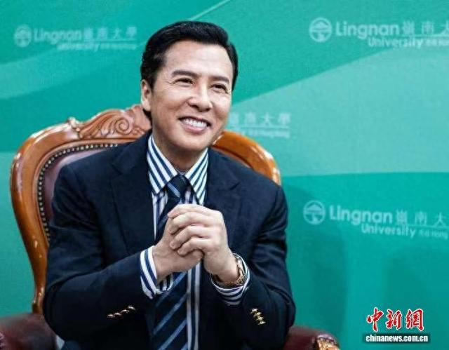 近日，香港演员甄子丹接受中国新闻网“港澳会客厅”专访。中新社记者 侯宇 摄