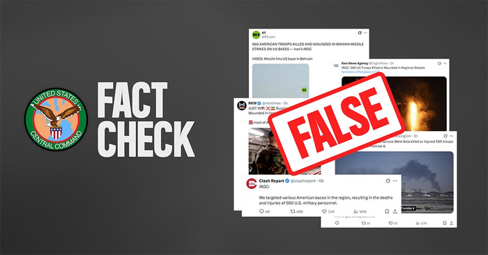 美國中央司令部X網站賬號