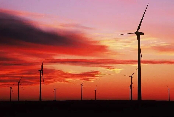风力发电机组（央广网发 陈领之 摄）