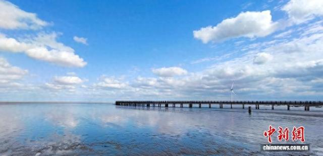 响水海上栈桥。响水县委宣传部 供图