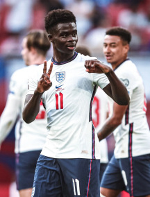 萨卡在英格兰国家队