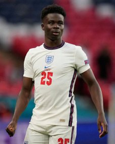 萨卡在英格兰国家队