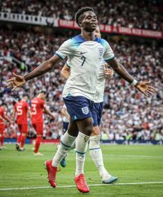 国家队生涯首个帽子戏法（2023年6月）