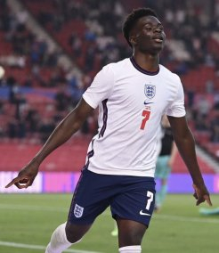 萨卡在英格兰国家队