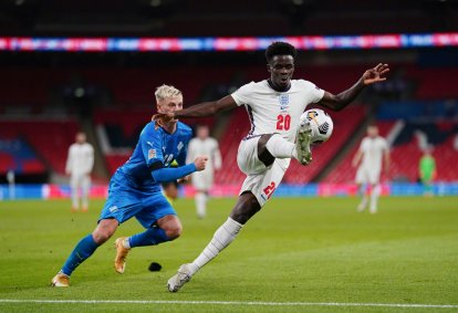 萨卡在英格兰国家队