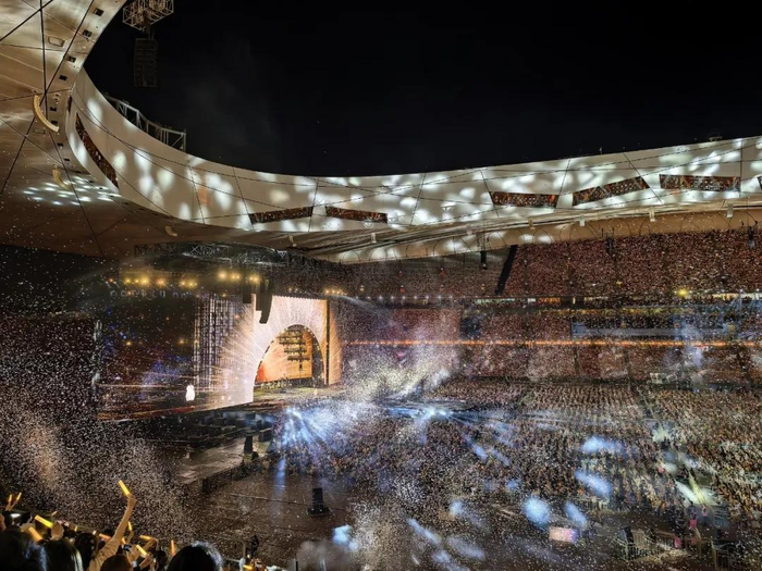 2025年6月，国家体育场“鸟巢”内举办一场大型演唱会。图源：视觉中国