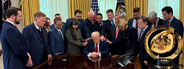 2025年的祈祷仪式白宫