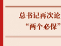 两会学习手记 | 总书记再次论及“两个必保”