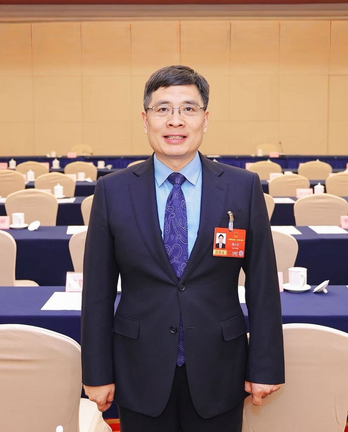 全国人大代表，海尔集团董事局主席、首席执行官周云杰。受访者供图