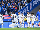 中超大连英博pk申花图片分享，先来马莱莱+阿奇姆彭+冯劲进球庆祝
