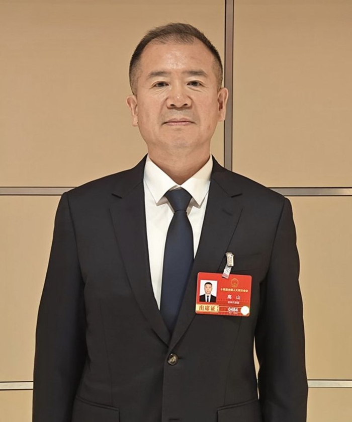 全国人大代表、吉林省通化市市长高山。通化市政府办供图