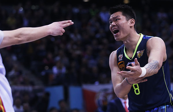 朱芳雨不但拥有CBA历史得分王的头衔，还是CBA三分王。视觉中国 资料