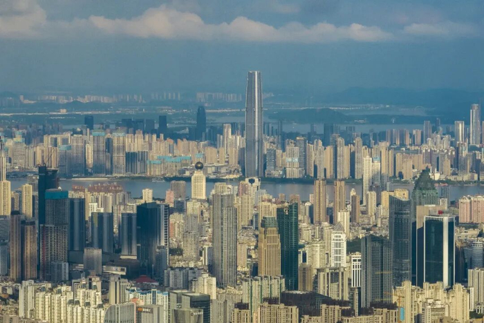 高楼林立的大武汉（