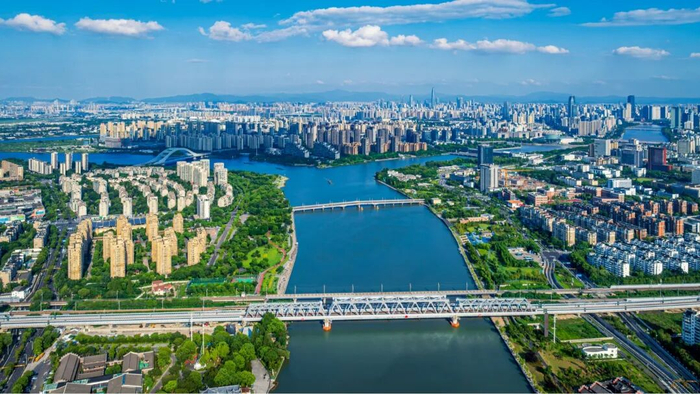 宁波城市航拍（央广网记者 俞烨 摄）