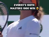 兹韦列夫斩获ATP1000第100胜，2020年来首人
